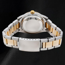 Afbeelding in Gallery-weergave laden, Rolex 1601 Datejust 36mm Groene Diamanten Wijzerplaat Tweekleurig Horloge