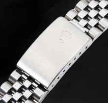 Afbeelding in Gallery-weergave laden, Rolex 1601 Datejust Zalmkleurige Diamanten Wijzerplaat 36mm Roestvrij Staal Horloge