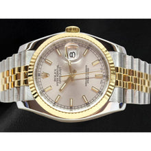 Afbeelding in Gallery-weergave laden, Edelsteen Rolex -karaat Sterling Silver Two Tone Gold – hoofdaanzicht
