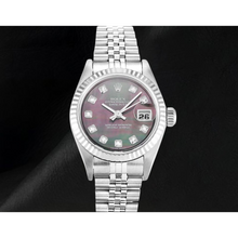 Afbeelding in Gallery-weergave laden, Rolex Datejust 26 mm Jaar 2002 Horloge Parelmoer Diamanten Wijzerplaat