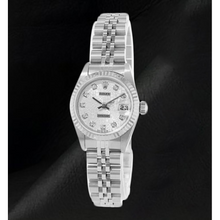 Afbeelding in Gallery-weergave laden, Rolex 26mm Zilveren Diamanten Wijzerplaat Jubilee Witgoud Jaar 2002 Dameshorloge