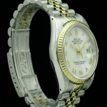 Afbeelding in Gallery-weergave laden, Parel Rolex in Two Tone – vooraanzicht