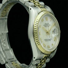 Afbeelding in Gallery-weergave laden, Parel Rolex karaat Two Tone – profielaanzicht