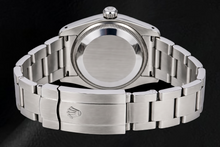 Afbeelding in Gallery-weergave laden, Rolex Air-King 114200 34mm Zilveren Arabische Wijzerplaat Roestvrij Staal Horloge