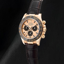 Afbeelding in Gallery-weergave laden, Rolex Cosmograph Daytona 116515LN 40mm Champagnekleurige Wijzerplaat Zwarte Oysterflex-band