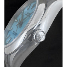 Afbeelding in Gallery-weergave laden, Rolex Dames Oyster Perpetual 31mm Tiffany Lichtgevende Wijzerplaat Stalen Horloge