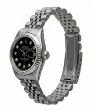 Afbeelding in Gallery-weergave laden, Rolex Jubileum-armband van roestvrij staal met diamantwijzerplaat Datumjust-horloge