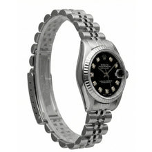 Afbeelding in Gallery-weergave laden, Rolex Jubileum-armband van roestvrij staal met diamantwijzerplaat Datumjust-horloge