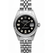 Afbeelding in Gallery-weergave laden, Rolex Jubileum-armband van roestvrij staal met diamantwijzerplaat Datumjust-horloge