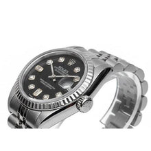 Afbeelding in Gallery-weergave laden, Rolex Jubileum-armband van roestvrij staal met diamantwijzerplaat Datumjust-horloge