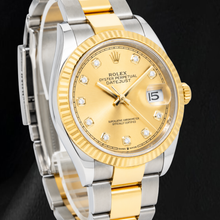 Afbeelding in Gallery-weergave laden, Rolex Datejust 116233 36mm Champagne Diamanten Wijzerplaat Tweekleurig Horloge
