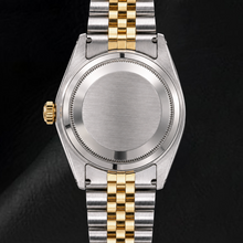 Afbeelding in Gallery-weergave laden, Rolex Datejust 16013 36 mm Zwarte Romeinse Diamanten Wijzerplaat Tweekleurig Horloge