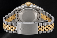 Afbeelding in Gallery-weergave laden, Rolex Datejust 16013 36mm Rode Diamanten Wijzerplaat Tweekleurig Horloge