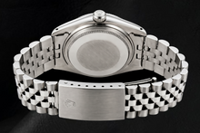 Afbeelding in Gallery-weergave laden, Rolex Datejust 16200 36mm Horloge van Roestvrij Staal met Zwarte Romeinse Jubileum Wijzerplaat