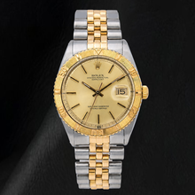 Afbeelding in Gallery-weergave laden, Rolex Datejust 16233 36mm Champagne Wijzerplaat met Streepindexen Tweekleurig Horloge