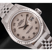 Afbeelding in Gallery-weergave laden, Rolex Datejust 26 mm Wit Jubilee Arabisch Wijzerplaat Roestvrijstalen Horloge