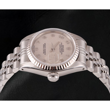 Afbeelding in Gallery-weergave laden, Rolex Datejust 26 mm Wit Jubilee Arabisch Wijzerplaat Roestvrijstalen Horloge