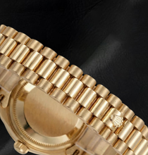 Afbeelding in Gallery-weergave laden, Rolex Datejust 26mm 69178 Champagne Jubilee Wijzerplaat met Romeinse Cijfers 18K Geelgoud Horloge