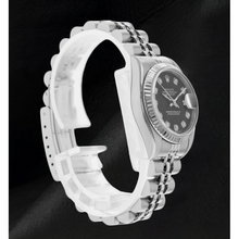 Afbeelding in Gallery-weergave laden, Rolex Datejust 26 mm Zwarte Diamanten Wijzerplaat Bouwjaar 2002 Dameshorloge