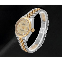 Afbeelding in Gallery-weergave laden, Rolex Datejust 28 mm Champagne Diamanten Wijzerplaat Dameshorloge 279173