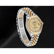 Afbeelding in Gallery-weergave laden, Rolex Datejust 28 mm Champagne Diamanten Wijzerplaat Dameshorloge 279173