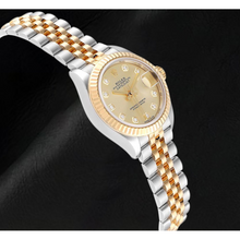 Afbeelding in Gallery-weergave laden, Rolex Datejust 28 mm Roestvrij Staal en Geelgoud Diamanten Dameshorloge 279173