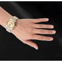 Afbeelding in Gallery-weergave laden, Rolex Datejust 28 mm Roestvrij Staal en Geelgoud Diamanten Dameshorloge 279173