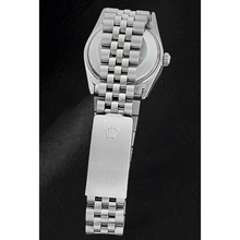 Afbeelding in Gallery-weergave laden, Rolex Datejust 31 mm Wit parelmoer diamanten wijzerplaat roestvrij staal horloge