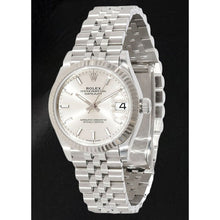 Afbeelding in Gallery-weergave laden, Rolex Datejust 31mm Zilver Lichtgevend Dameshorloge