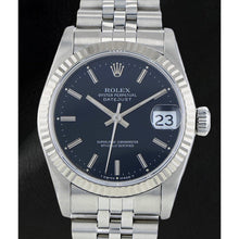 Afbeelding in Gallery-weergave laden, Rolex Datejust 31mm Oyster Perpetual roestvrij staal herenhorloge