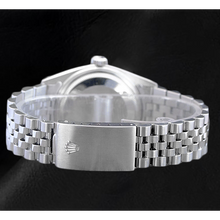 Afbeelding in Gallery-weergave laden, Rolex Datejust 36 mm Groen Diamant Wijzerplaat Roestvrijstalen Horloge