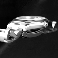 Afbeelding in Gallery-weergave laden, Rolex Datejust 41 mm blauwe Romeinse wijzerplaat roestvrij staal Oyster armband horloge