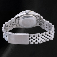 Afbeelding in Gallery-weergave laden, Rolex Datejust 68240 Zalmkleurige Fabrieks Diamanten Wijzerplaat 31mm Roestvrij Staal Horloge