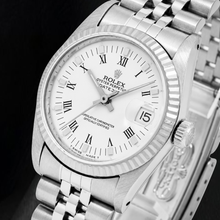 Afbeelding in Gallery-weergave laden, Rolex Datejust 68274 31mm Witte Romeinse Wijzerplaat Roestvrij Staal Jubilee-armband Horloge