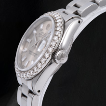 Afbeelding in Gallery-weergave laden, Rolex Datejust 69160 26mm Grijze Diamant Roestvrij Staal Horloge