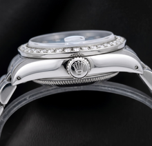 Afbeelding in Gallery-weergave laden, Rolex Datejust 6916 26mm Blauw Parelmoer Diamanten Wijzerplaat Roestvrij Staal Jubilee-armband Horloge