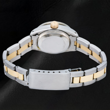Afbeelding in Gallery-weergave laden, Rolex Datejust 69173 26mm Paarse Diamanten Wijzerplaat Tweekleurig Oyster-armband Horloge