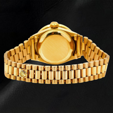 Afbeelding in Gallery-weergave laden, Rolex Datejust 69178 26mm Roze Diamanten Wijzerplaat Geelgoud President-band Horloge