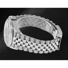 Afbeelding in Gallery-weergave laden, Rolex Datejust Grey Wimbledon Romeinse wijzerplaat 36mm roestvrij staal horloge