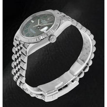 Afbeelding in Gallery-weergave laden, Rolex Datejust Grey Wimbledon Romeinse wijzerplaat 36mm roestvrij staal horloge