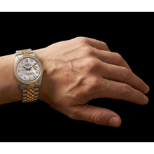 Afbeelding in Gallery-weergave laden, Rolex Datejust Herenhorloge Parelmoer Diamant Wijzerplaat Tweekleurig SNELLE INSTELLING