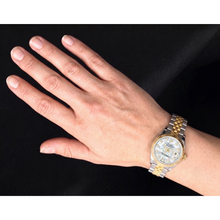 Afbeelding in Gallery-weergave laden, Rolex Datejust Tweekleurig 28 mm Parelmoer Diamant 279173 Dameshorloge