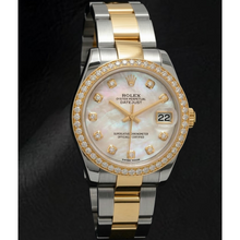 Afbeelding in Gallery-weergave laden, Cultivé Parel Rolex in Two Tone – vooraanzicht