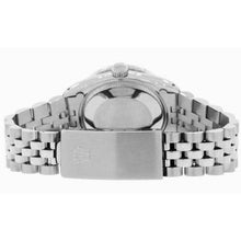 Afbeelding in Gallery-weergave laden, Rolex Datejust Zalm Diamant Wijzerplaat Bezel 31mm Roestvrijstalen Horloge