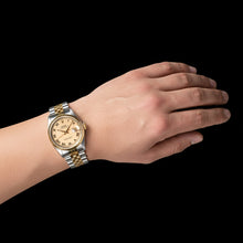 Afbeelding in Gallery-weergave laden, Rolex Datejust champagne Romeinse wijzerplaat 36 mm tweekleurig horloge