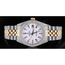 Afbeelding in Gallery-weergave laden, Rolex Datum Herenhorloge Tweekleurige