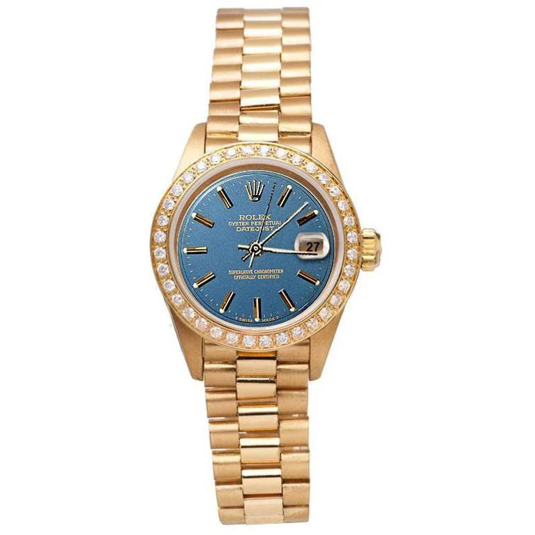 Rolex met blauwe wijzerplaat hot sale