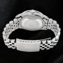 Afbeelding in Gallery-weergave laden, Rolex Datumjust-horloge met roze diamanten wijzerplaat Oester eeuwigdurende lunette diamanten snelverstelling