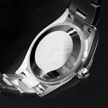 Afbeelding in Gallery-weergave laden, Rolex Datumjust 31 mm roestvrijstalen dameshorloge met blauwe Romeinse wijzerplaat