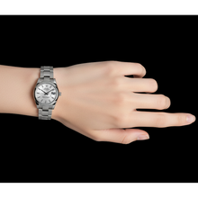 Afbeelding in Gallery-weergave laden, Rolex Datumjust 31 mm roestvrijstalen dameshorloge met zilveren lichtgevende wijzerplaat P4